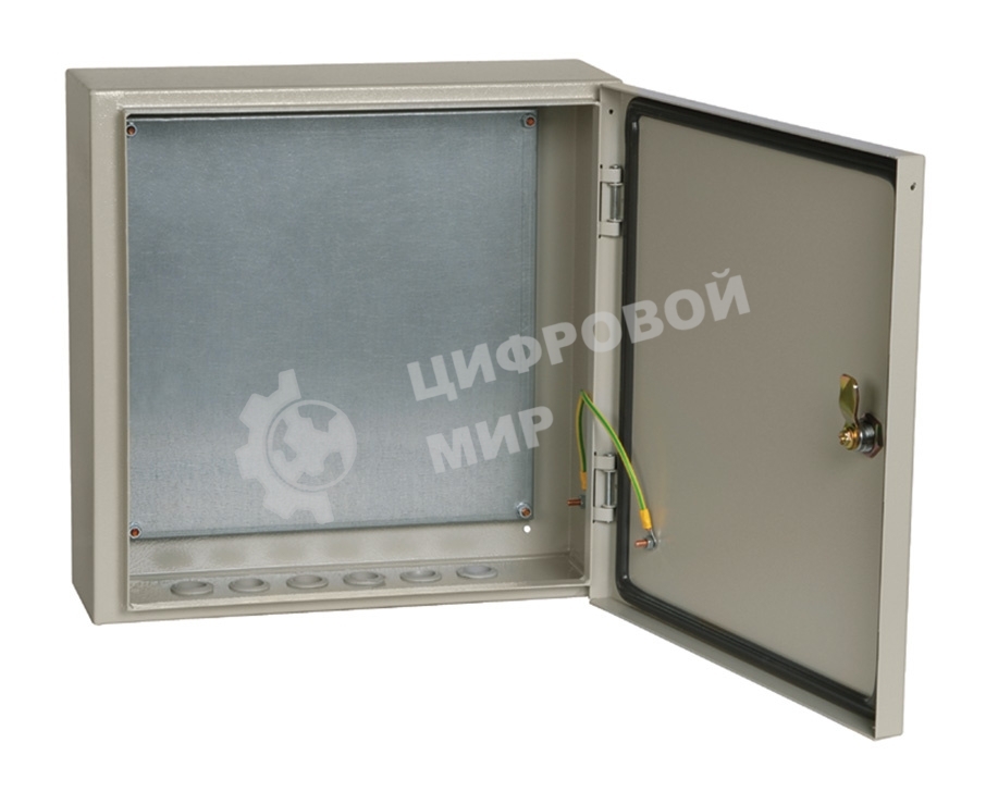 Корпус металлический ЩМП-4.4.1-0 74 У2 IP54 IEK YKM40-441-54 размеры 400х400х150 мм