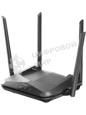 Двухдиапазонный гигабитный Wi-Fi 6 маршрутизатор D-Link DIR-X1530/RU/A1A AX1500 (466526)