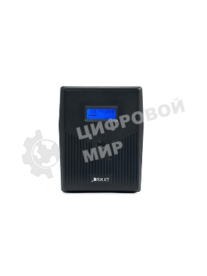 Источник бесперебойного питания SKAT-UPS 2000/1200 220В 1200Вт 2 АКБ 9А·ч внутр. меандр. стабилизация напряжения