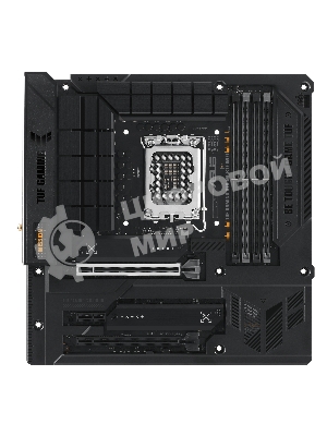 Материнская плата ASUS TUF GAMING B760M-BTF WIFI, LGA 1700, Intel B760, 4xDDR5, 4xSATA, 3xM.2, 1xPCIe 5.0 x16, 1xPCIe 4.0 x4, 1xPCIe x1, 1xDP, 1xHDMI, 1x 2.5Gb LAN, 1xUSB-A 3.2 Gen 2, 2xUSB-A 3.2 Gen 1, 4xUSB 2.0, 1xUSB-C 3.2 Gen 1, 1xUSB-C 3.2 Gen 2, 1xUSB-C 3.2 Gen 2x2, 3x3.5 мм, 7.1, mATX