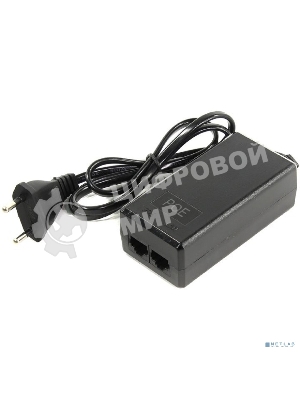 ORIENT SAP-C48POE, PoE инжектор питания 24 Вт, AC 100-240V/DC 48V, 0.5A, вход: RJ45 LAN 10/100, выход: RJ45 PoE тип B (4/5+,7/8-), совместим с оборудованием PoE IEEE 802.3af, длина кабеля 0.9 м