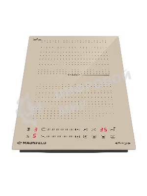 Индукционная варочная панель Maunfeld CVI292S2FBG Inverter независимая, бежевый