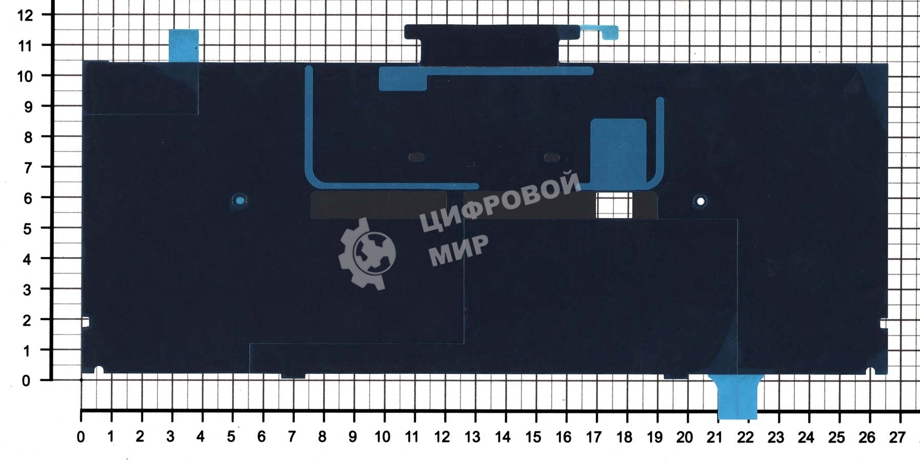 Подложка для клавиатуры Apple MacBook Pro Retina 13