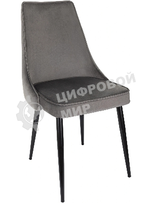 Стул для дома Бюрократ CH-K4_2 комплект 2 шт т. серый Holland 18 металл черный на ножках