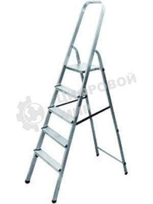 Стремянка Сибртех ступеней алюминиевая
