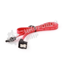 Кабель интерфейсный SATA Cablexpert CC-SATAM-DATA90, 50 см, угловой разъем, 7pin/7pin, защелка, пакет