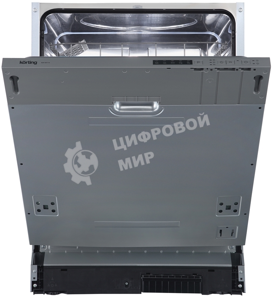 Встраиваемая посудомоечная машина Korting KDI 60110, нержавеющая сталь, 59.8 см, 13 компл., 55 дБ, класс A+