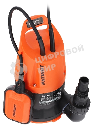 Насос садовый дренажный Patriot F 450 Z 450Вт 8000л/час
