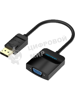 Адаптер-переходник Vention DisplayPort 20M > VGA 15F