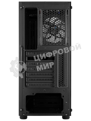 Компьютерный корпус Aerocool/Formula Menace Saturn FRGB-G-BK-v1 черный без БП ATX 4x120мм 2xUSB2.0 1xUSB3.0 audio bott PSU