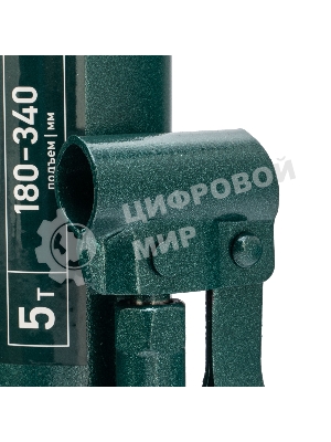 Домкрат гидравлический Сибртех бутылочный, 5т, 180-340 мм, в пластиковом кейсе