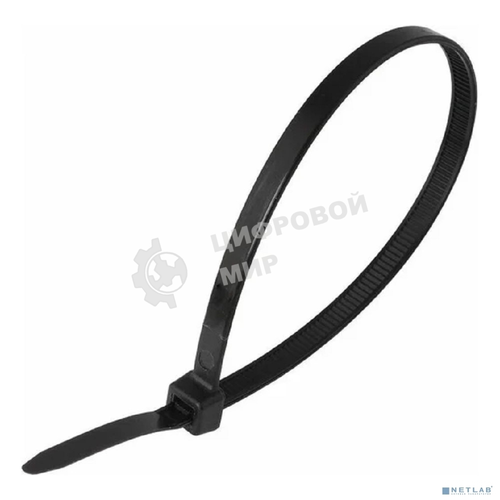 Стяжка кабельная Rexant нейлоновая 700x9,0 мм, черный (25 шт/уп)