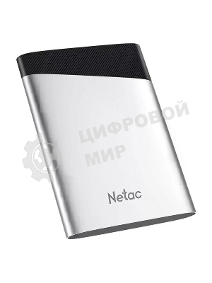 Внешний SSD Netac Z6S, 2TB, USB 3.2 Gen 2 Type-C, R/W 520/480, серебристый