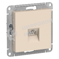 Механизм розетки компьютерной AtlasDesign RJ45 беж. SchE ATN000283