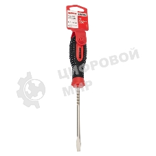 Отвертка шлицевая Rexant SL 6х125 мм, трехкомпонентная рукоятка, сталь S2