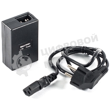 Инжектор POE PSE-PoE.220AC/28VA 55 В 0,5 А стандарты IEEE 802.3af, IEEE 802.3at. POE Injector PSE-PoE.220AC/28VA 55V 0.5A IEEE 802.3af, IEEE 802.3at standards.