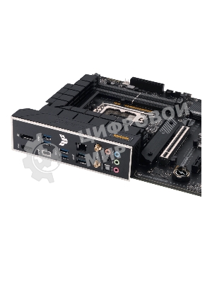 Материнская плата ASUS TUF GAMING H770-PRO WIFI, LGA 1700, Intel H770, 4xDDR5, 4xSATA, 4xM.2, 1xPCIe 5.0 x16, 1xPCIe 4.0 x4, 2xUSB-A 3.2 Gen 2, 4xUSB-A 3.2 Gen 1, 1xUSB-C 3.2 Gen 2x2, 1x2.5Gb LAN, 5x3.5 мм, 7.1, Standard-ATX