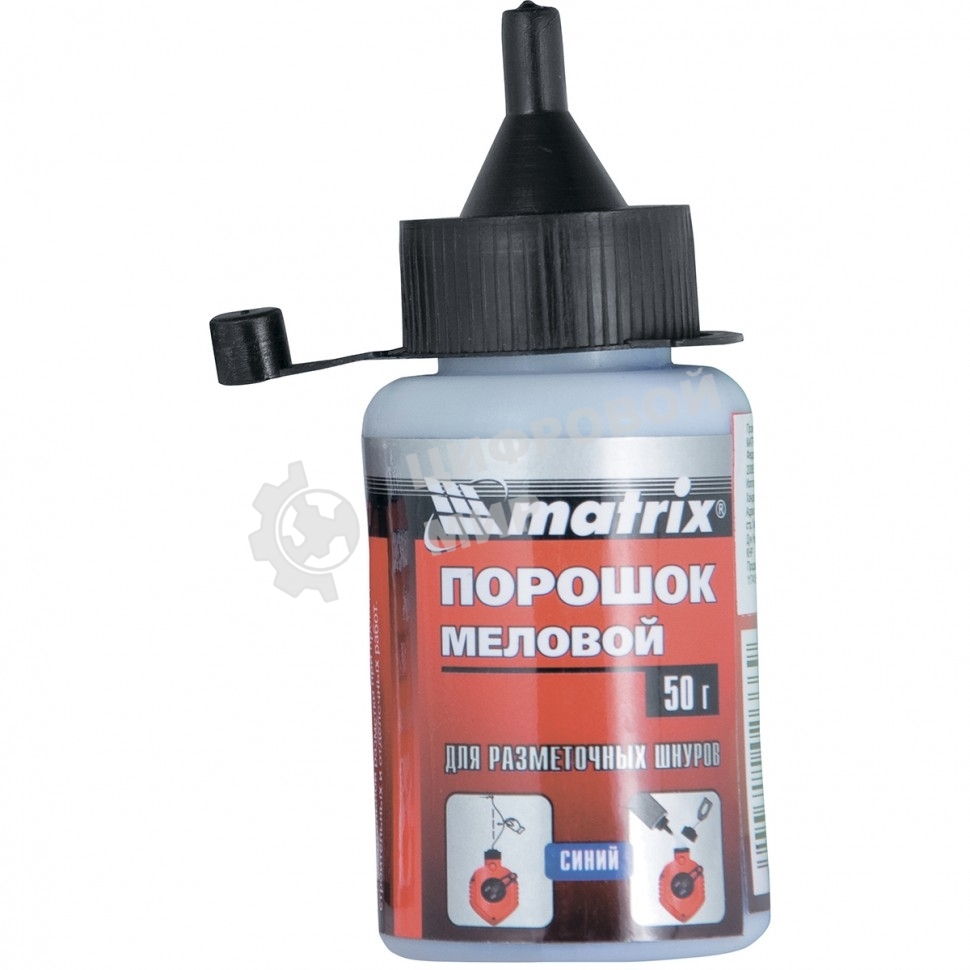 Порошок меловой Matrix синий, 50 г, для разметочных шнуров