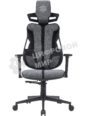 Кресло Cactus CS-CHR-DUO-GYBK серый, экокожа