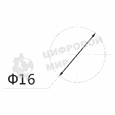 Индикатор Rexant Ø16 220V желтый