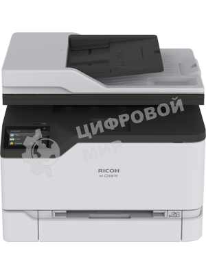 МФУ лазерное Ricoh M C240Fw (408430), A4, цветной, печ. до 24 стр/мин., скан. до 21 стр/мин., 600 x 600 dpi, Wi-Fi, USB, Ethernet