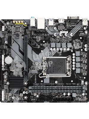 Материнская плата Gigabyte B760M H DDR4, LGA 1700, Intel B760, 2xDDR4, 4xSATA, 2xM.2, 1xPCIe 4.0 x16, 1xPCIe x1, 1xHDMI, 1xVGA, 1x 1Gb LAN, 2xUSB 2.0, 4xUSB 3.2 Gen 1, 3x3.5 мм, 7.1, Micro ATX