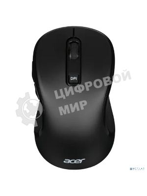 Мышь беспроводная Acer OMR303 черный, 1600 dpi, радиоканал, USB, кнопки - 6