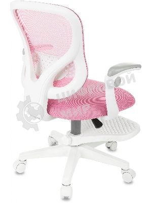 Кресло детское Бюрократ BuroKIDS 3 розовый Velvet 36, крестов. пластик