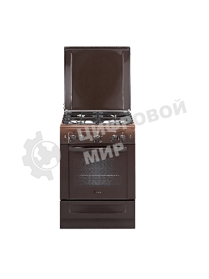 Плита газовая Gefest ПГ 6100-02 0010 коричневый, конфорок 4 шт, духовка 52 л, 60 см x 85 см x 60 см