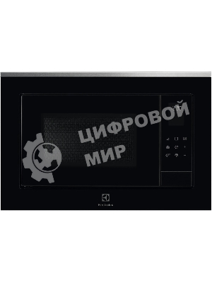 Встраиваемая микроволновая печь Electrolux LMS4253TMX/с грилем, объем 25 л., высота 390 мм, черный/нерж. Сталь
