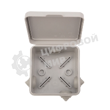 Коробка распределительная Rexant наружного монтажа с откидной крышкой 80х80х50 мм, IP54