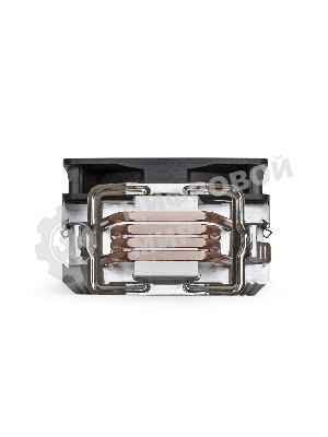 Кулер для процессора ExeGate Wizard EXX400V2-PWM.FRGb серебристый, 120 мм, алюминий/медь, 2400 об/мин, 24 дБ, 4 pin, 140 Вт, 155 мм