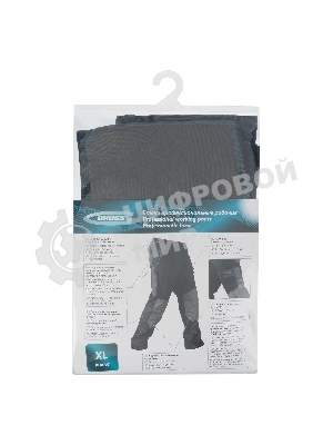 Брюки профессиональные рабочие, 97% хлопок 3% спандекс, XL Gross