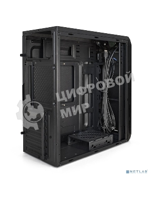 Компьютерный корпус Miditower ExeGate XP-334UC-XP500 (ATX, XP500 с вент. 12см, 1хUSB/1хUSB 3.0/1хTypeC, аудио, черный)