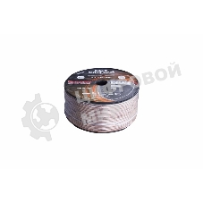 Кабель акустический Rexant 2х1,00 мм², прозрачный SILICON, бухта 100 м