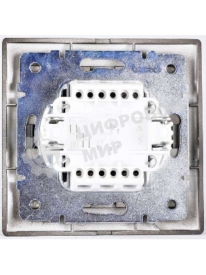 Рамка 3-м Мира горизонтальная черный бархат LEZARD 701-4200-148