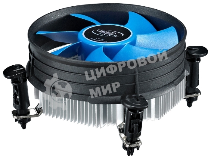 Кулер для процессора DEEPCOOL THETA 9 черный/синий, 92 мм, 2000 об/мин, 27.6 дБ, 3 pin, 65 Вт