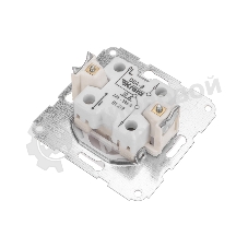 Переключатель Kranz DEA 1кл прох. с/у 10А мех. белый