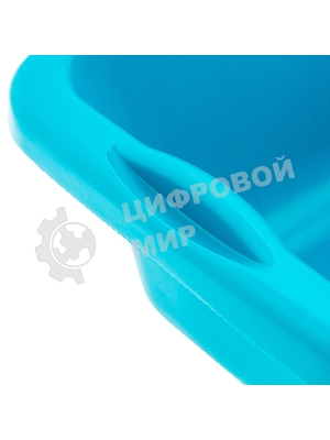 Таз пластмассовый прямоугольный 25 л, бирюзовый, HomePalisad