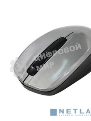 Мышь беспроводная Oklick 475MW черный/серый, 1200 dpi, радиоканал, USB, кнопки - 3