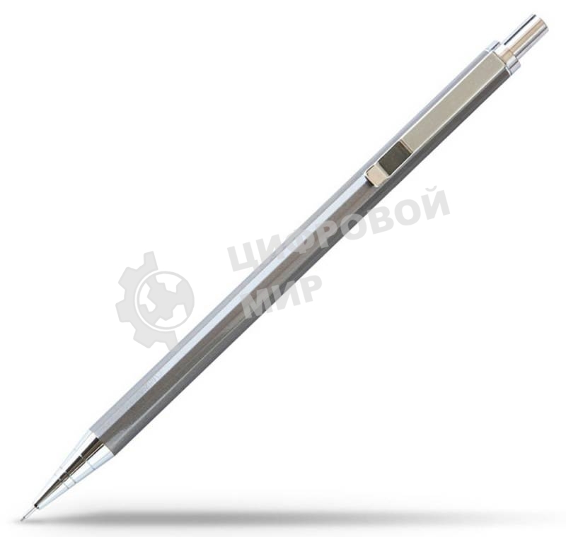 Карандаш механический Deli E6491 Elite 0.7мм, металл, ассорти, дисплей, ластик