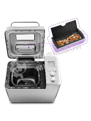 Хлебопечка KitFort КТ-304, нержавеющая сталь