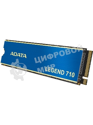 Накопитель SSD ADATA LEGEND 710, 2Tb, PCIe 3.0 x4, M.2 2280, NVMe, R/W 2400/1800, с радиатором