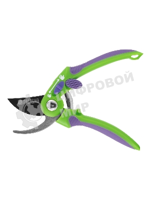 Секатор прямого реза Palisad 215 мм, регулировка захвата, двухкомпонентные рукоятки