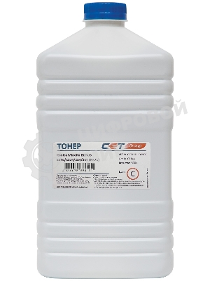 Тонер CET NF7C TN-711C/514C голубой бутылка 500гр. для принтера Konica Minolta Bizhub C654/C754/C654e/C754e