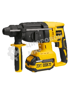 Перфоратор аккумуляторный Denzel бесщет. RHH-BL-20-28, 3 Дж, Li-Ion, 20 В