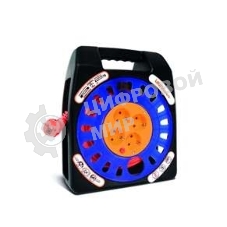 Удлинитель 4х20 м с заземл. 16А IP20 У16-012 термо ПВС 3х1 в закрытом корпусе защ. шторки UNIVersal 1673