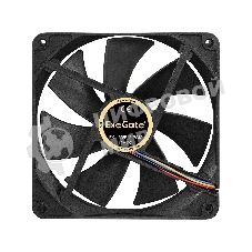 Вентилятор для корпуса ExeGate EX14025B4P-PWM черный, 140 мм, 1200 об/мин, 28 дБ, 4 pin