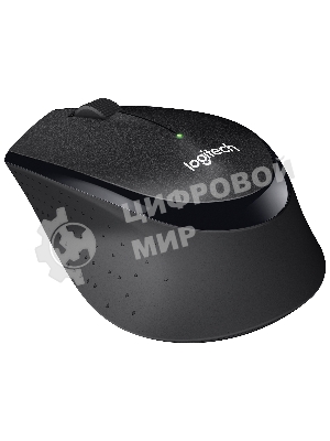 Мышь беспроводная Logitech M330 SILENT PLUS черный, 1000 dpi, радиоканал, USB, кнопки - 3
