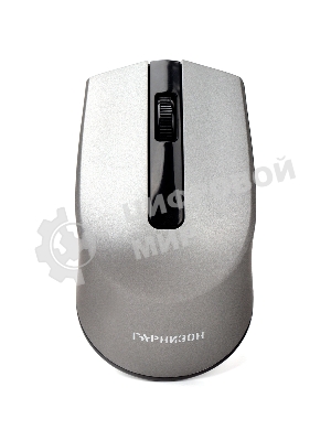 Мышь беспроводная Гарнизон GMW-475 серый, 1000 dpi, радиоканал, USB, кнопки - 3
